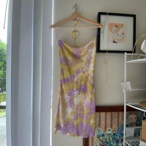 Dolls Kill | Tie Dye Cowl Neck Dress